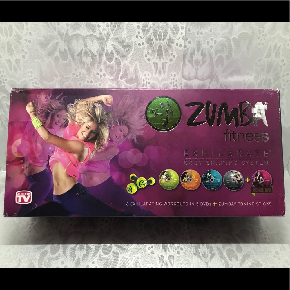 ZUMBA EXHILARATE Body Shaping System DVD Set
